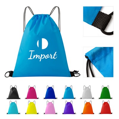 210D Polyester Drawstring Backpack